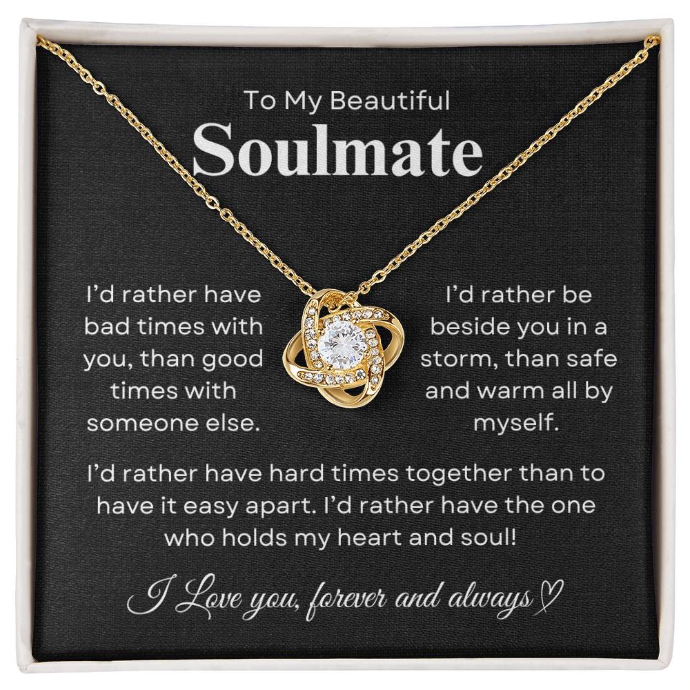 Beautiful Soulmate | Loveknot Necklace