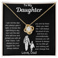 To My Daughter Love Knot