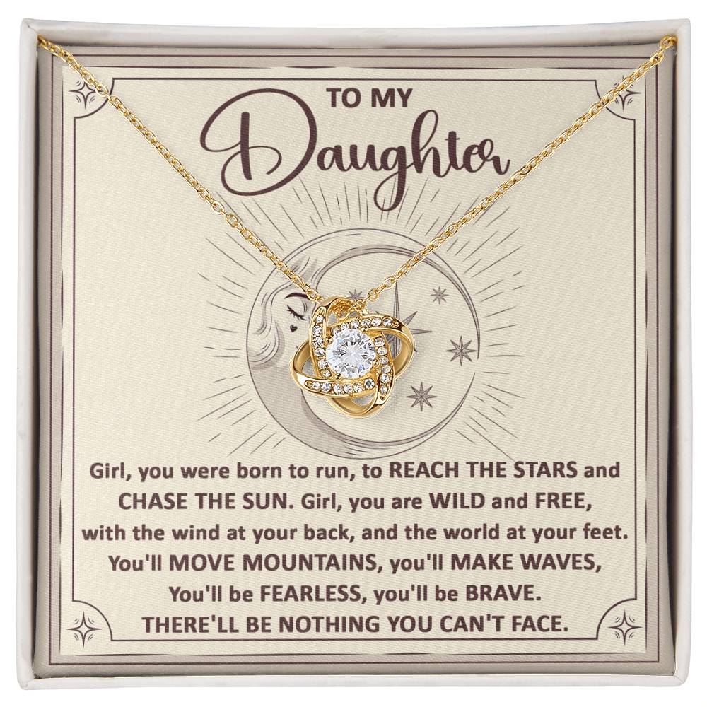 Daughter - Chase the Sun - Love Knot Necklace