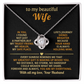 Heartfelt Gift for Wife – Romantic Jewelry with Message Card