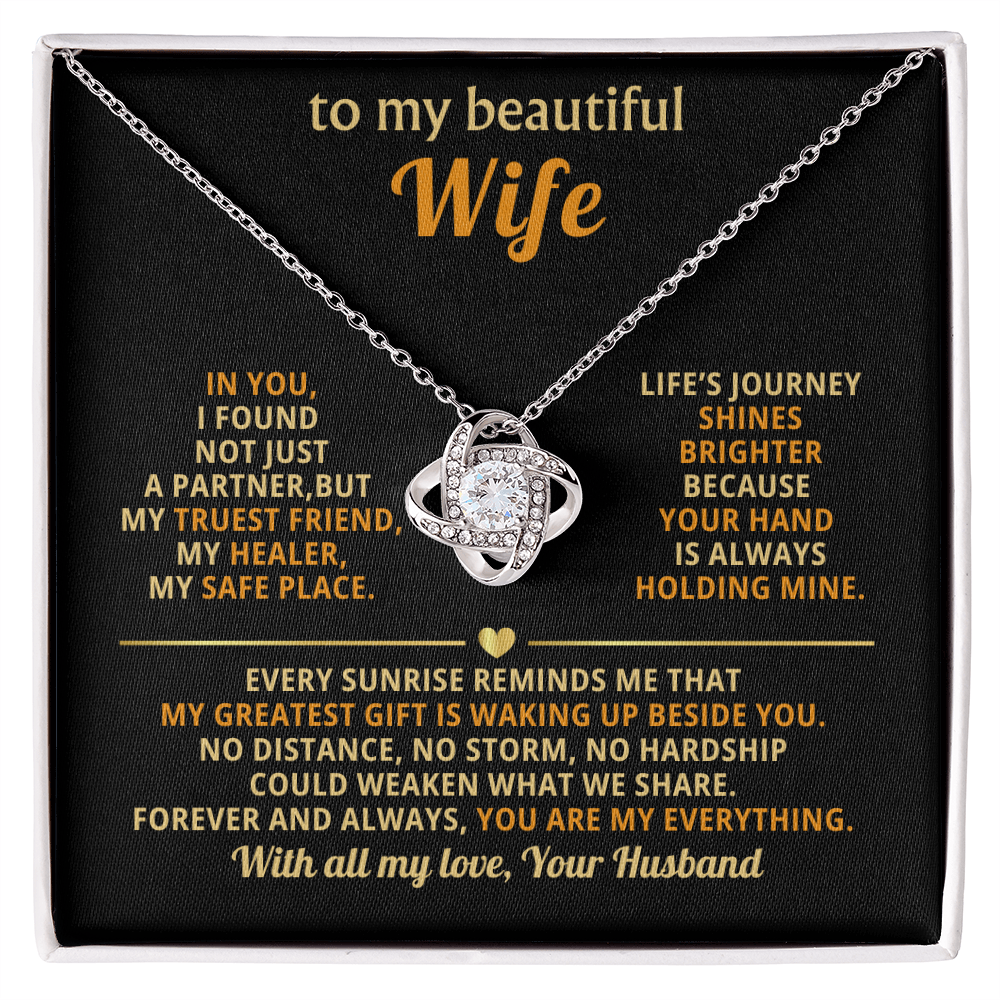 Heartfelt Gift for Wife – Romantic Jewelry with Message Card