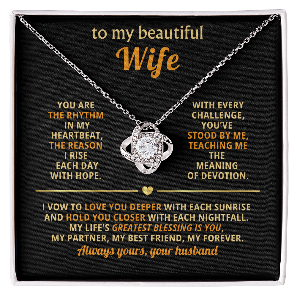 Heartfelt Gift for Wife – Romantic Jewelry with Message Card