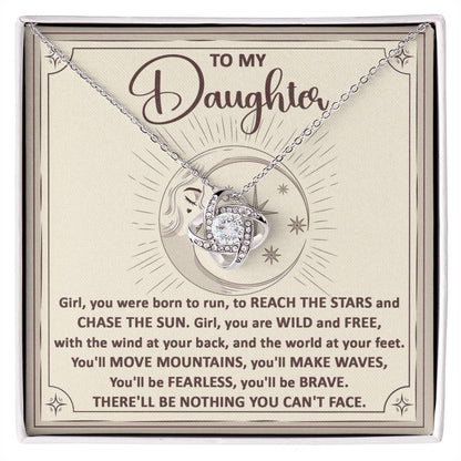 Daughter - Chase the Sun - Love Knot Necklace