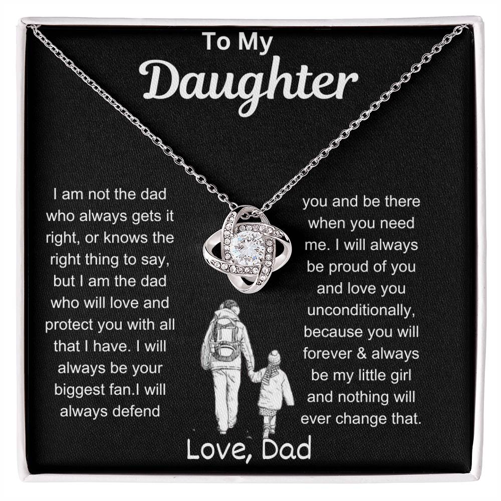 To My Daughter Love Knot