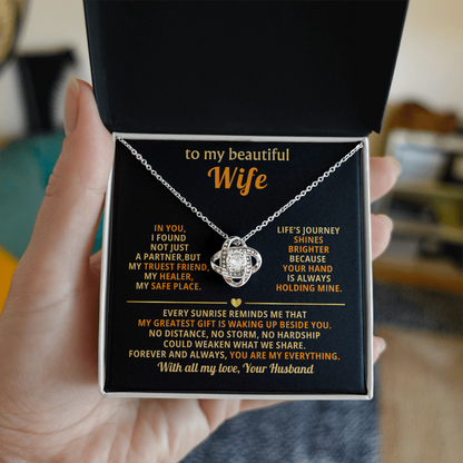 Heartfelt Gift for Wife – Romantic Jewelry with Message Card
