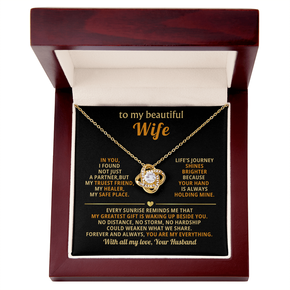 Heartfelt Gift for Wife – Romantic Jewelry with Message Card