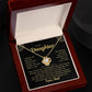 To My Daughter-I WILL ALWAYS BE YOR BIGGEST FAN- LOVE KNOT NECKLACE
