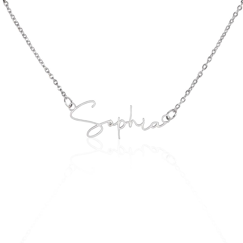 Personalized  name necklace -B