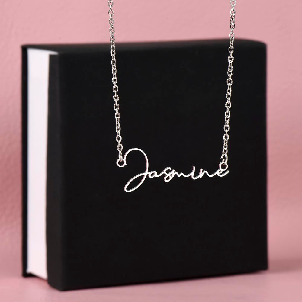 Personalized  name necklace -B