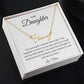 To my Daughter custom name necklace