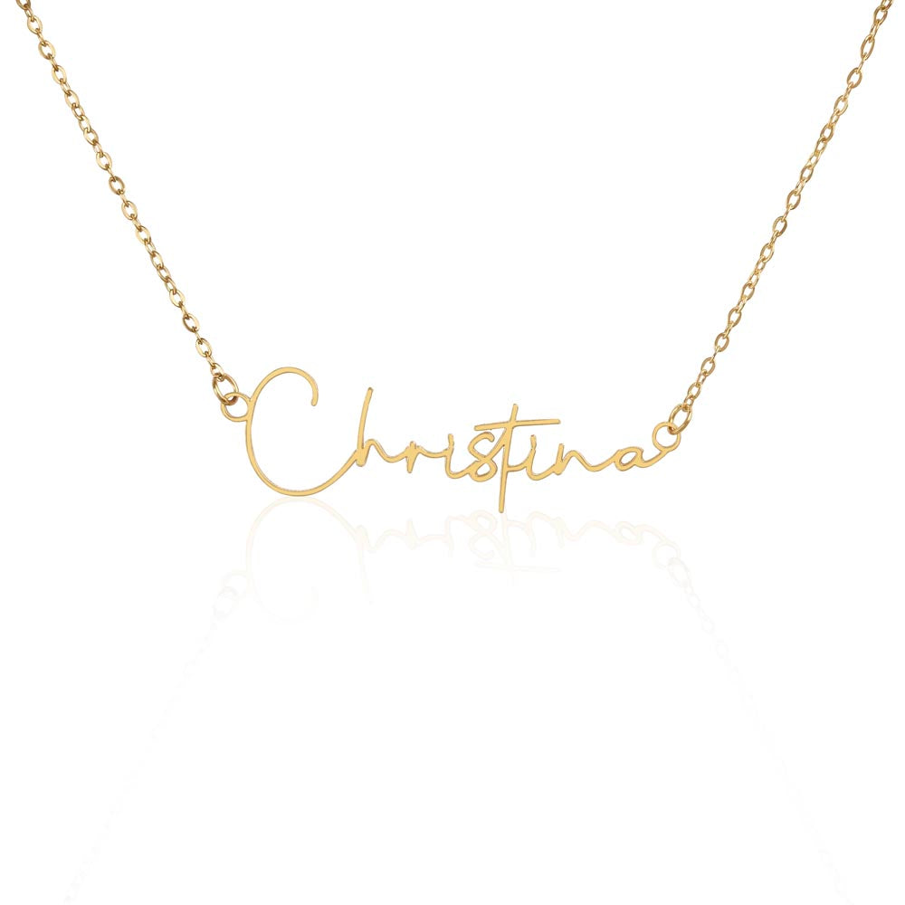 Personalized  name necklace -B