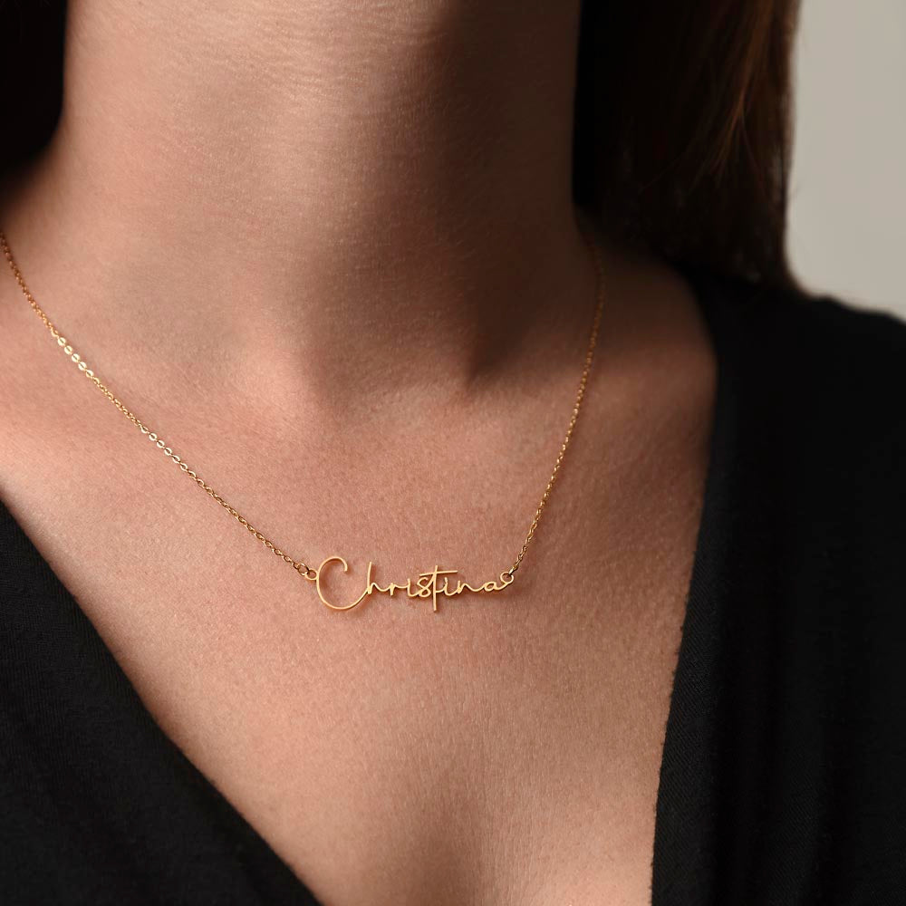 Personalized  name necklace -B