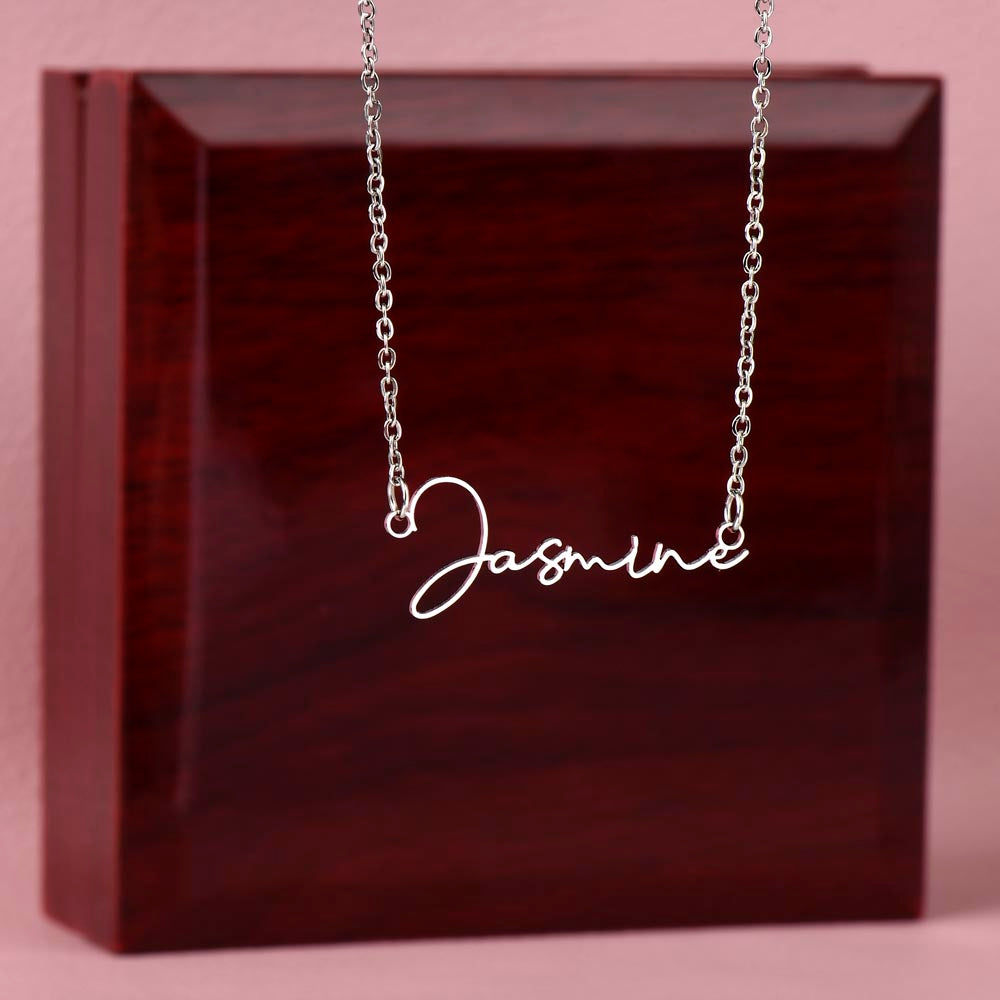 Personalized  name necklace -B