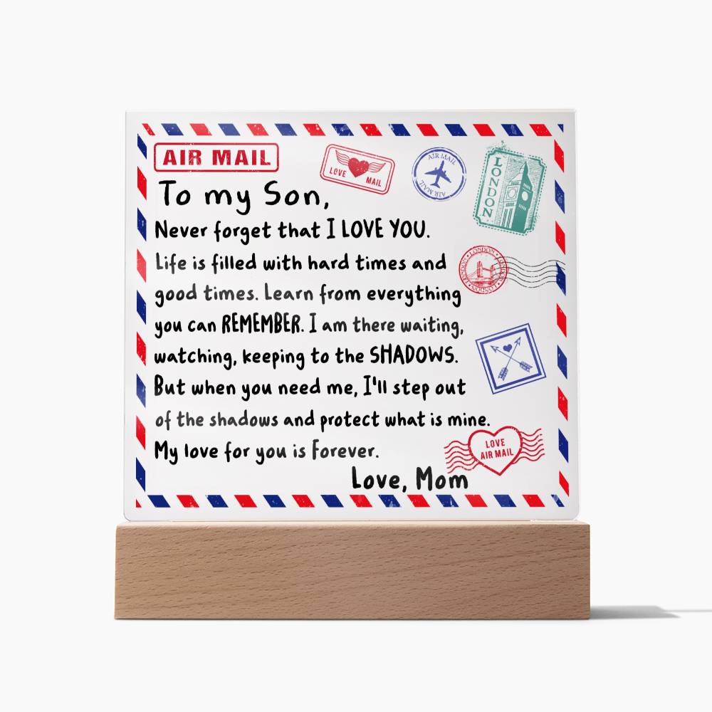 Envelope to My Son - Mom