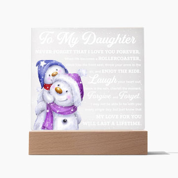 Daughter-Enjoy The Ride- Acrylic Plaque