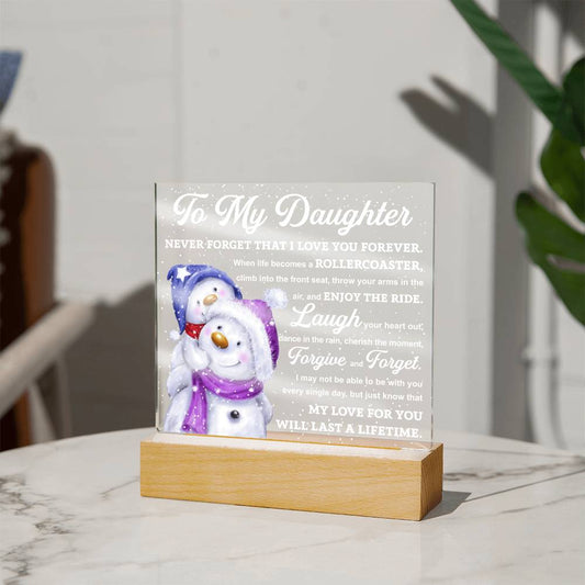 Daughter-Enjoy The Ride- Acrylic Plaque