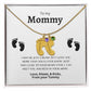 Custom Baby Feet Necklace with Birthstone