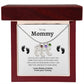 Custom Baby Feet Necklace with Birthstone