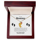 Custom Baby Feet Necklace with Birthstone