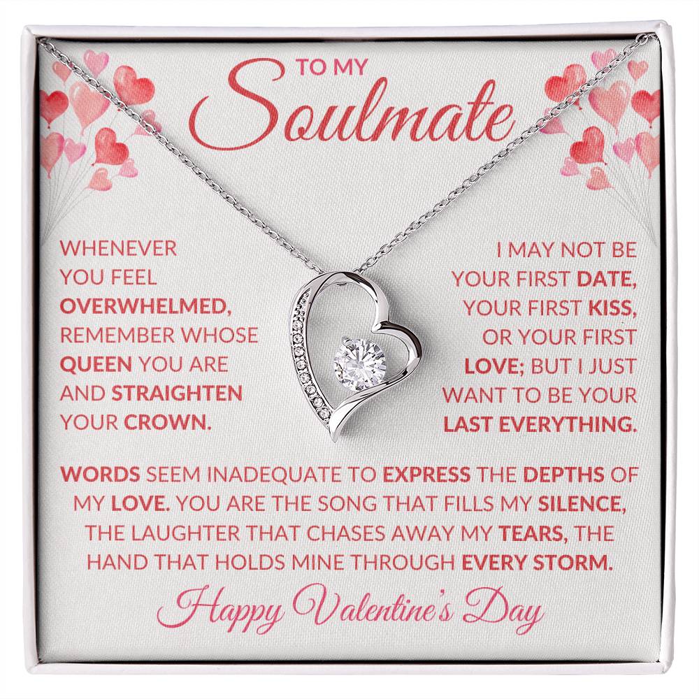 To my Soulmate Forever Love necklace