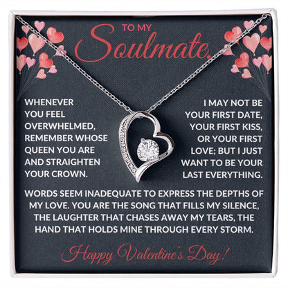 To My Soulmate Forever Love Necklace