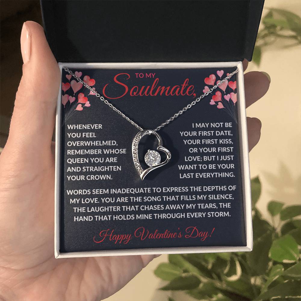 To My Soulmate Forever Love Necklace