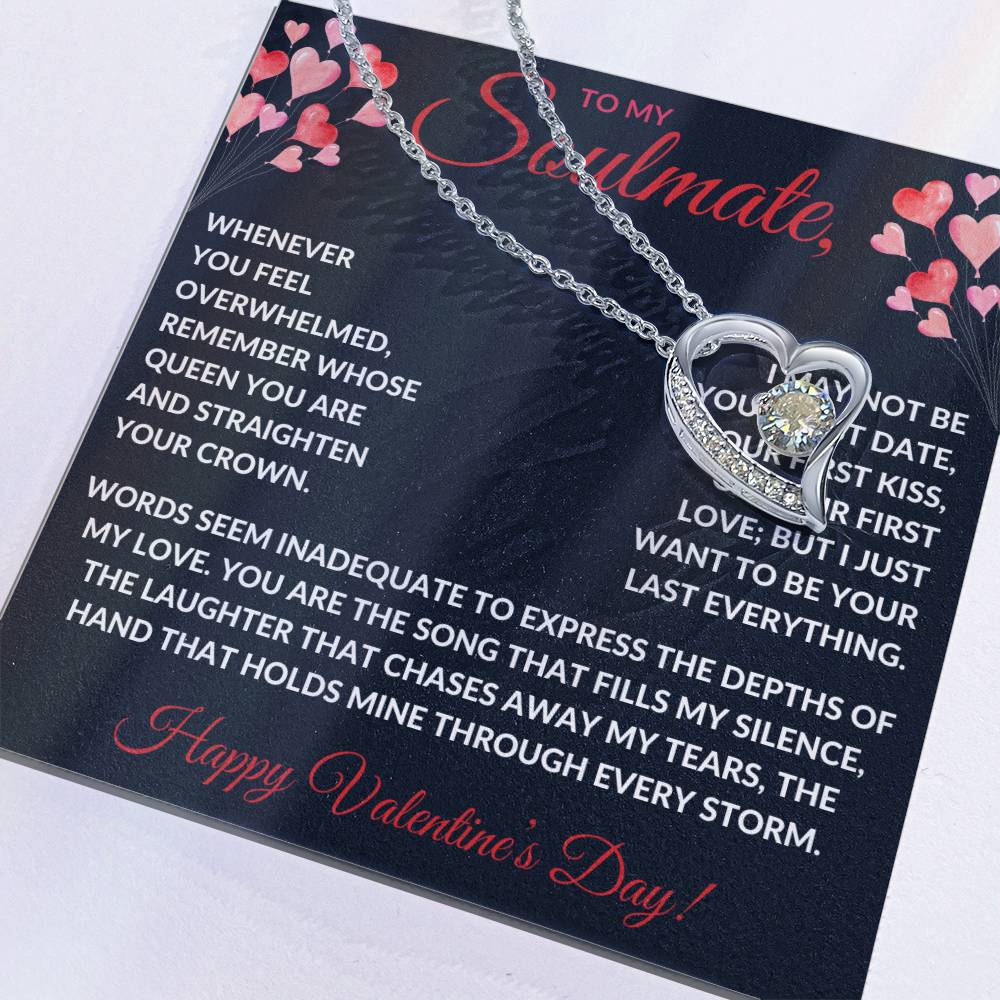 To My Soulmate Forever Love Necklace