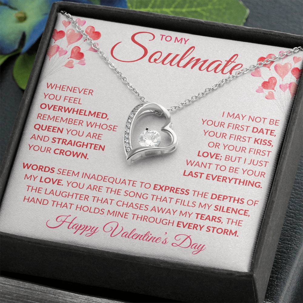 To my Soulmate Forever Love necklace