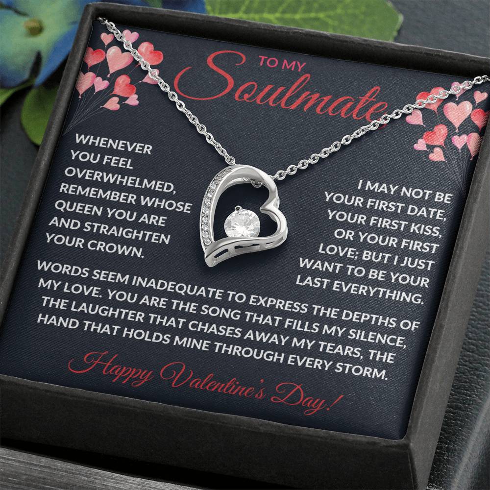 To My Soulmate Forever Love Necklace