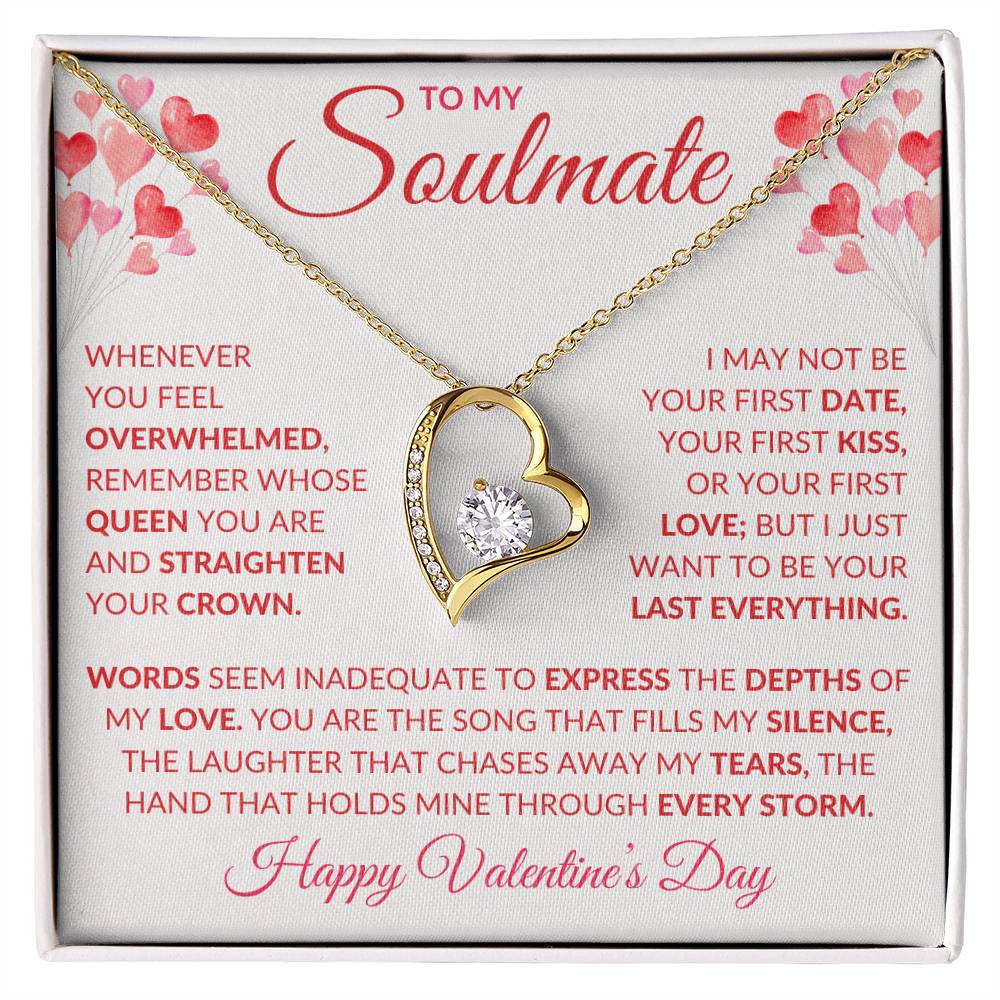 To my Soulmate Forever Love necklace