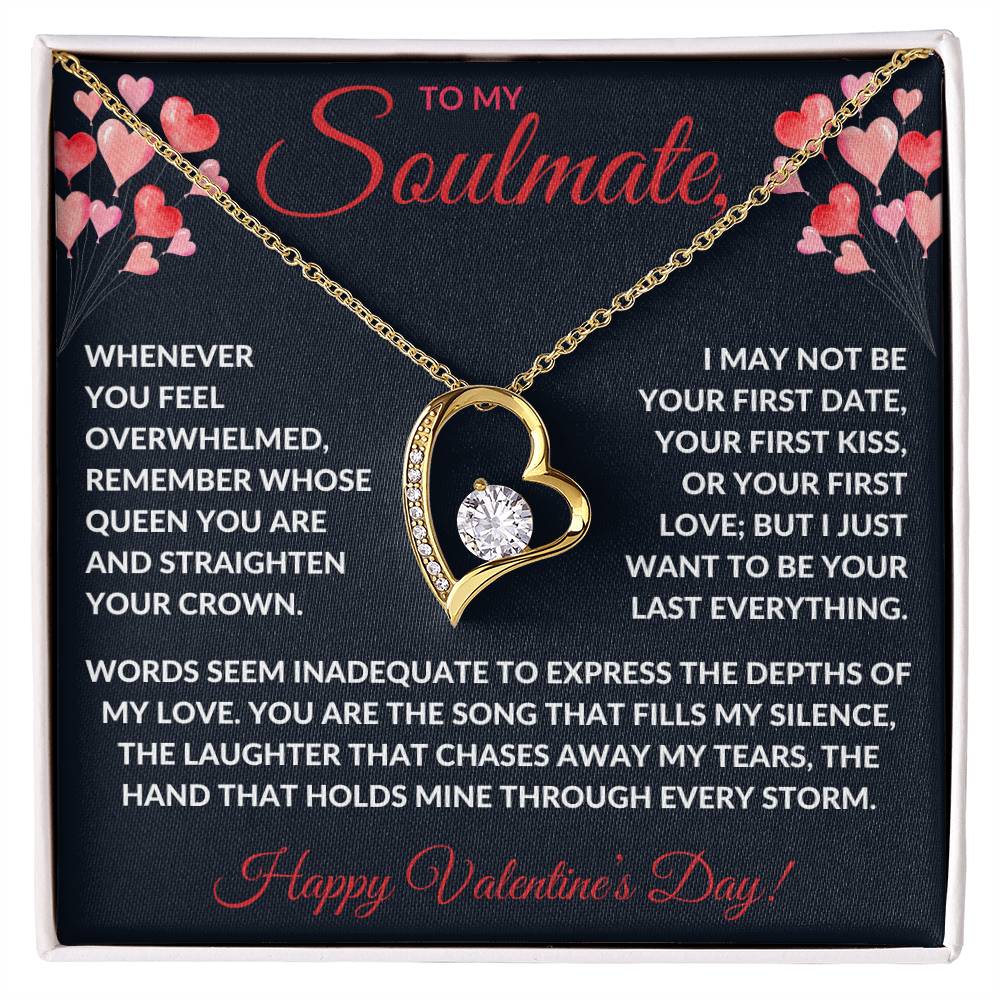 To My Soulmate Forever Love Necklace