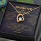 To My Daughter - Forever Love Necklace