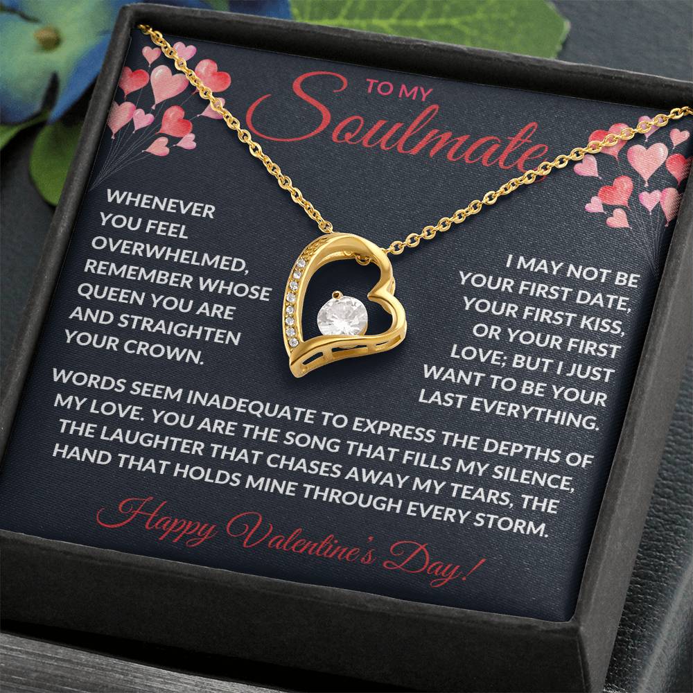 To My Soulmate Forever Love Necklace