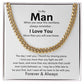 To My Man - Cuban Link Chain
