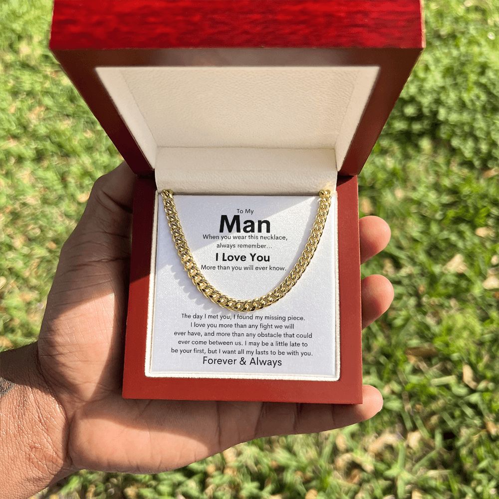 To My Man - Cuban Link Chain