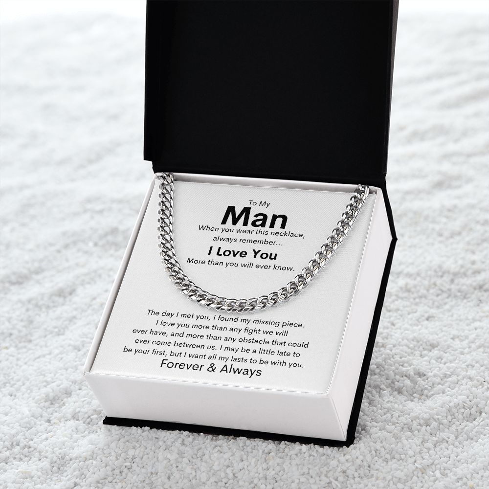 To My Man - Cuban Link Chain