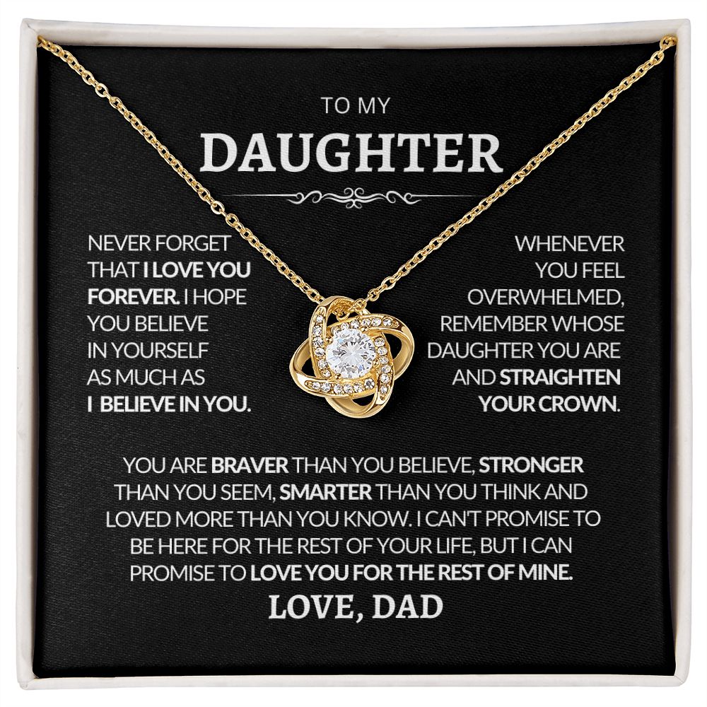 To my Daughter love Dad