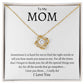 To My Mom Love Knot
