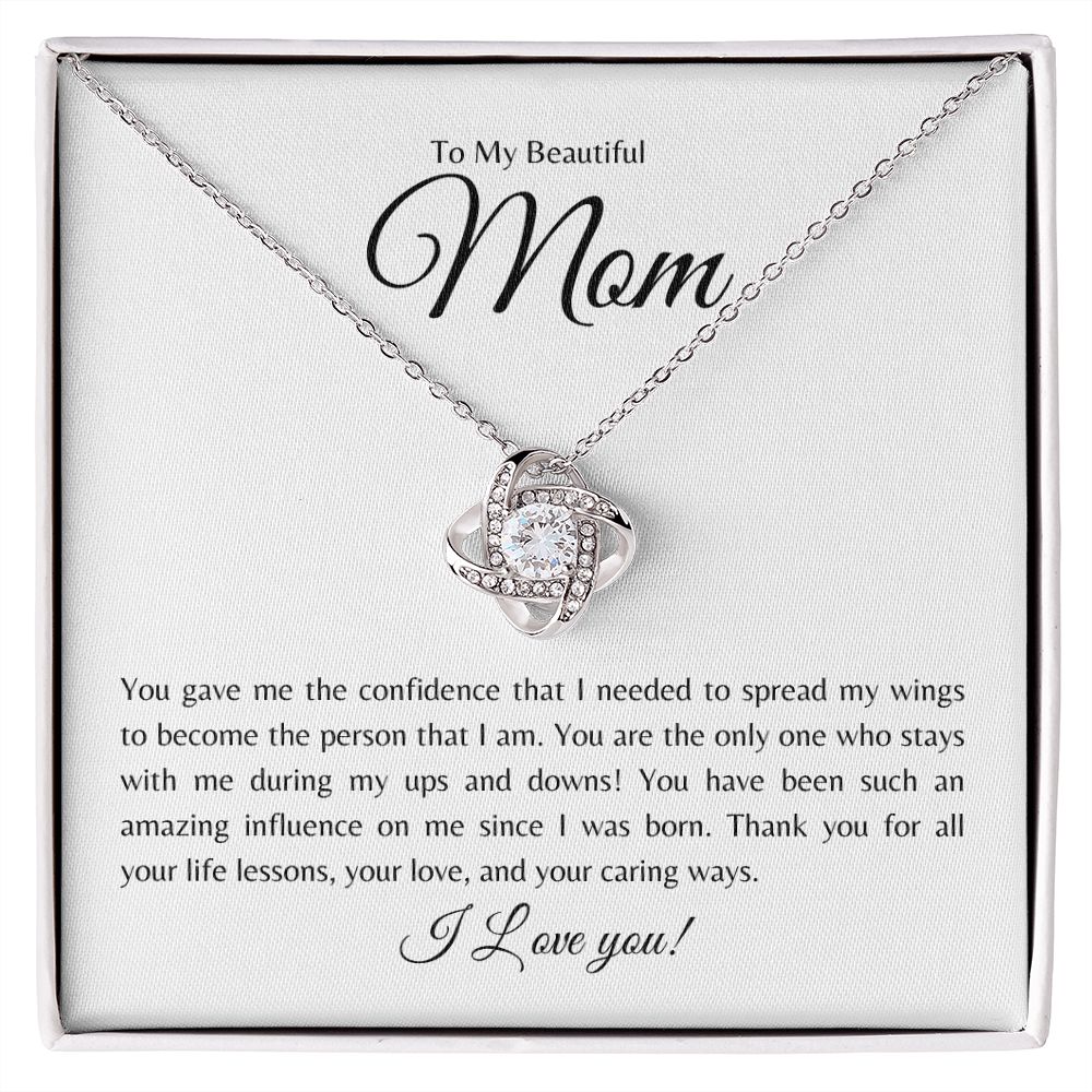 Mom Love Knot necklace