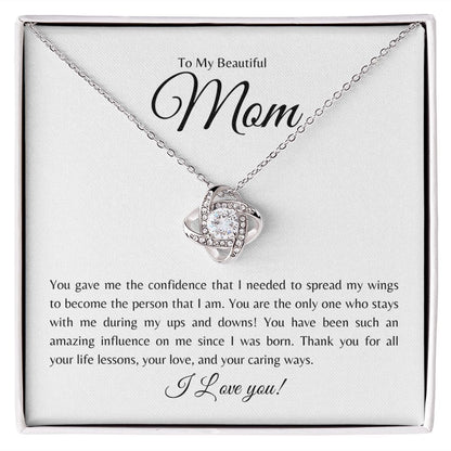 Mom Love Knot necklace