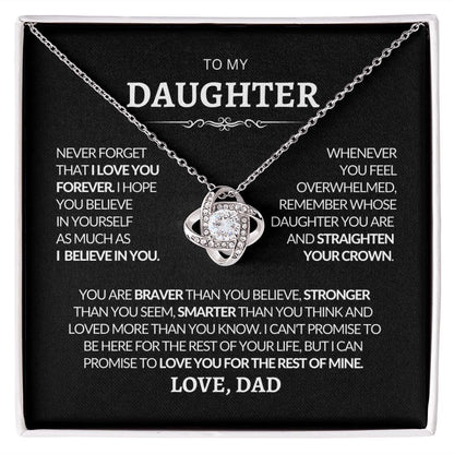 To my Daughter love Dad