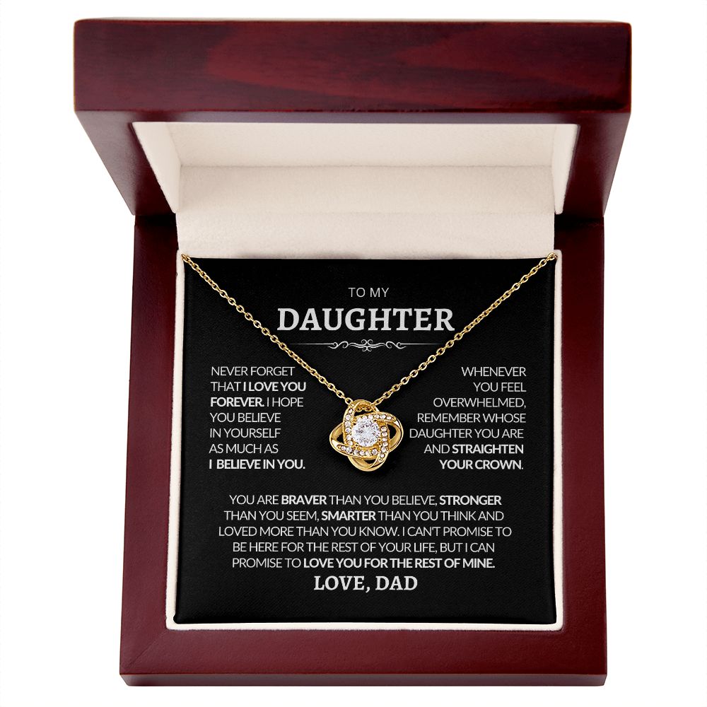 To my Daughter love Dad