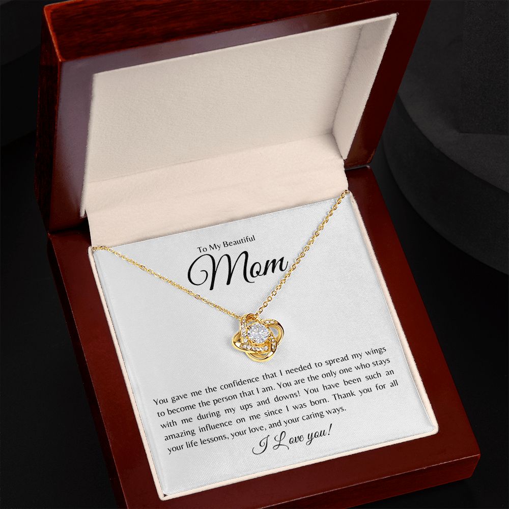 Mom Love Knot necklace