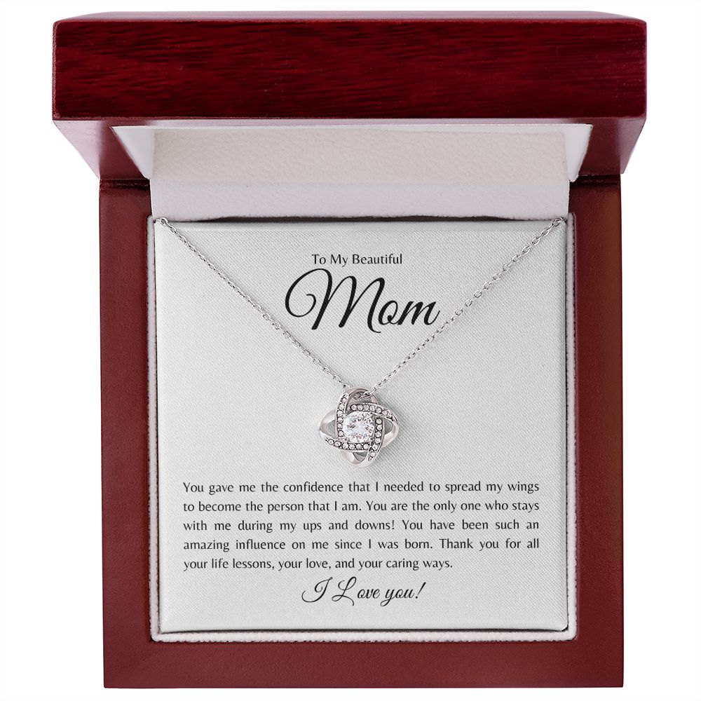 Mom Love Knot necklace