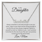 Daughter Name Necklace - Love Mom