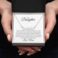 Daughter Name Necklace - Love Mom