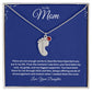 Mom Engraved Baby Feet