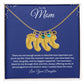 Mom Engraved Baby Feet