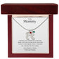 To my Mommy Baby Feet Personalized Necklace