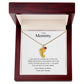 To my Mommy Baby Feet Personalized Necklace